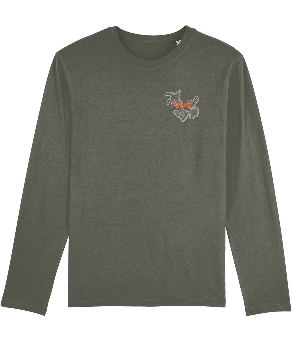 Wknd Warrior Peaks Topography - Orange (Khaki)