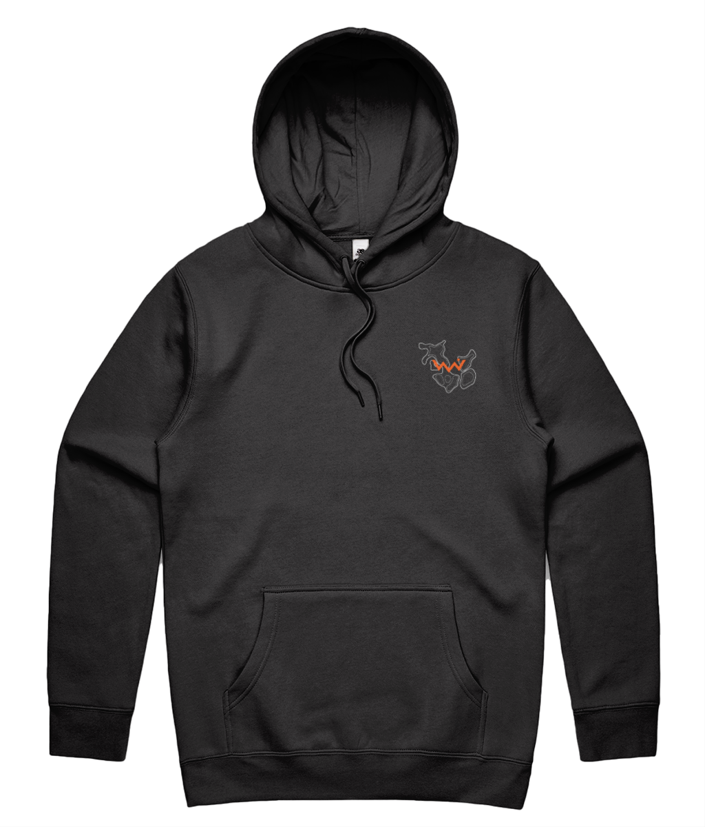 Wknd Warrior Peaks - Hoodie (Coal)